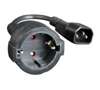 Cablexpert - conexion shucko hembra a iec c14 macho 0.15mts