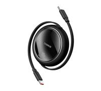Baseus Free2Draw Cable de Carga Rápida Retráctil 100W USB-C a USB-C 1m Negro