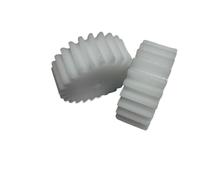 Cabluandry 2 uds 2 módulos POM engranaje recto 6mm diámetro piñón de dientes rectos 2M 10T 11T 12T 13T 15T 17T 19 dientes engranaje cilíndrico Posición(18 Teeth)