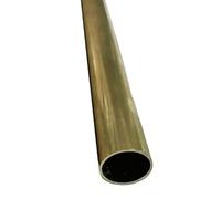 Cabluandry Tubos de latón de precisión for la fabricación de pequeños tubos metálicos for ejes ópticos, manguitos de cobre y deslizadores. Hollow(33x1x350mm)