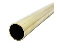 Cabluandry Tubos de latón for eje óptico, manguitos de cobre, deslizadores, ganchos u opción de grabado Hollow(19x0.5x100mm)