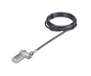 Cabo Antivol para Ordenador Portátil de 2m - Cable de Seguridad para PC Portátil, Compatible con Noble