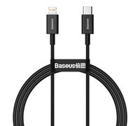Cabo Baseus Catlys-A01 20 W 1 M USB Type C - Lightning Preto