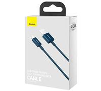 Cabo Baseus USB para Apple Lightning 8 Pinos 2,4A Superior Fast Charging Calys-A03 1M Azul