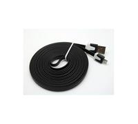 Cabo Dados New Mobile Micro Usb Flat Cable 3M Preto