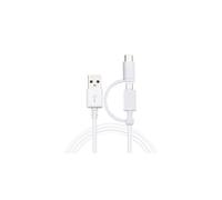 Cabo Dados NewMobile 2 em 1 Micro-Usb TypeC NM-6032 Branco
