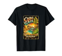 Cabo de Gata España, Diseño Vintage Costa Mediterránea Camiseta