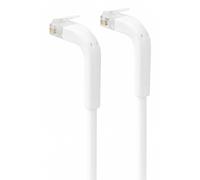 Ewent Cable Ethernet de 0,2 m delgado Cat.6A U/UTP - Patch RJ45 macho/macho, cobre puro 100%, 32 AWG, cubierta conector flexible, funda PVC blanco, cable de red delgado para conexión a Internet