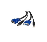 Cabo KVM USB - STARTECH - 3,05 m - 1 x Tipo A Macho USB - 1 x HD-15 Macho VGA - Negro