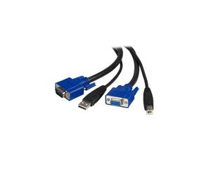 Cabo KVM USB - STARTECH - 3,05 m - 1 x Tipo A Macho USB - 1 x HD-15 Macho VGA - Negro