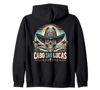 Cabo San Lucas Calavera de Azúcar Cabo México Souvenirs California Sudadera con Capucha