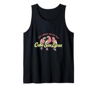 Cabo San Lucas Loro Tropical México Vacaciones Playa Retro Camiseta sin Mangas