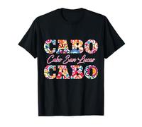 Cabo San Lucas México Baja California Floral Mexicana Camiseta