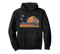 Cabo San Lucas México Baja California Vintage Surf Sudadera con Capucha