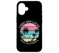 Cabo San Lucas México Retro Resort Vacaciones Viaje de Verano 2023 Carcasa para iPhone 16