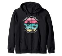 Cabo San Lucas México Retro Resort Vacaciones Viaje de Verano 2023 Sudadera con Capucha