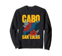 Cabo San Lucas México Vacaciones Tortuga Marina Patrones Florales Sudadera