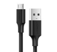 Cabo UGREEN USB - Micro USB 2A 1M Preto (60136)