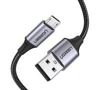 Cabo UGREEN USB - Micro USB 2M CINZENTO (60148)