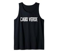 Cabo Verde Country Name Athletic Fan Camiseta sin Mangas