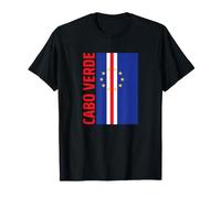 Cabo Verde Flag West Africa Souvenirs Camiseta