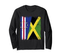 Cabo Verde Jamaica Media Bandera Cabo Verde Jamaicana Manga Larga