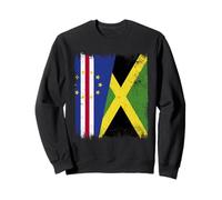Cabo Verde Jamaica Media Bandera Cabo Verde Jamaicana Sudadera