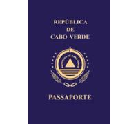 Cabo Verde Passport Lined Hardcover 6'' x 9'' Notebook / Journal 120 pages