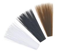 CABODYALS 900 Pieza de Bigote de Animal Simulado Blanco, Negro Y Marrón, de Plástico, Kit de Disfraz de Cara de Gato, Animales de Fieltro de Aguja de Piel Sintética, Bigotes de Muppet Rellenos Hechos