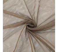 CABODYALS Tela de malla marrón de 1,6 m, tela de tul transparente de gasa suave por yarda, tela de poliéster transpirable para costura, manualidades, vestidos, decoración del hogar, suministros de