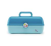 Caboodles On-The-Go - Caja de Maquillaje para niñas, Caja organizadora de Maquillaje de plástico Duro, Espejo Integrado, Cierre Seguro para Viajes Seguros, Amplio Almacenamiento para artículos