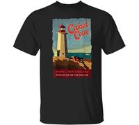 Cabot Cove Maine New England Population On The Decline Men & T-Shirt Black, Negro , M
