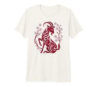 Cabra Año Nuevo Chino Lucky Mom Energy 2027 Niños Primavera Chica Camiseta Premium