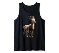 Cabra Capricornio Cabra Montés Alpina Cabra Dulce Camiseta sin Mangas