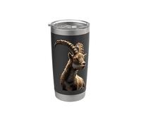 Cabra Capricornio Cabra Montés Alpina Cabra Dulce Vaso térmico de acero inoxidable de doble pared