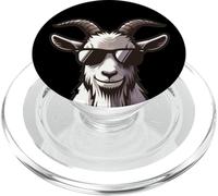 Cabra con gafas de sol - Funny Goat Farm Farmer Farming PopSockets PopGrip para MagSafe