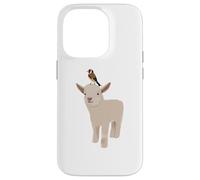 Cabra Cordero Jilguero Pájaro Aves Biólogo Animal Carcasa para iPhone 14 Pro