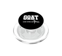 Cabra Dios sobre Todas Las Cosas Cristiano Jesús Divertido Dicho Cita PopSockets PopGrip para MagSafe
