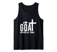 CABRA Dios sobre todas las cosas, fe cristiana Jesús Camiseta sin Mangas