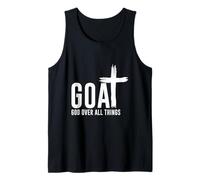 CABRA Dios sobre todas las cosas - fe cristiana - Jesús Camiseta sin Mangas