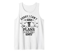 Cabra Divertida Lo Siento, no Puedo Tener Planes con mis Cabras Camiseta sin Mangas