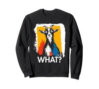 Cabra ¿Qué? Meme de Cabra Cabra Divertido Dicho Animal Sudadera