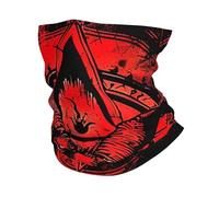 Cabra Satánica Baphomet Satán Pentagrama Rojo Negro Hombre Mujer Bandana Resistente Al Viento Snood Transpirable Calentador De Cuello para Verano Yoga Ciclismo Moto