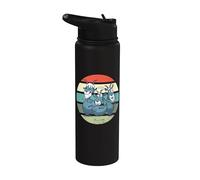 Cabras Locas Estilo Cómic Amante De Las Cabras Cabras Stainless Steel Insulated Water Bottle