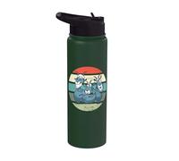 Cabras Locas Estilo Cómic Amante De Las Cabras Cabras Stainless Steel Insulated Water Bottle