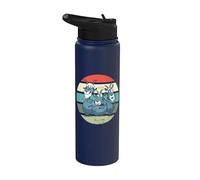 Cabras Locas Estilo Cómic Amante De Las Cabras Cabras Stainless Steel Insulated Water Bottle