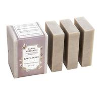 CABRERIZO SOAP Jabon natural de piedra volcanica para cara y cuerpo, un exfoliante facial suave de uso diario - jabon pastilla ideal para limpieza profunda, cuidado personal y regalo 3 x 75 g.