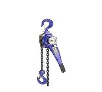 Cabrestante, 0.75-1.5TX1.5M Heavy Duty Lifting Lever Chain Hoist, Hand Manual Block Crane Sling Material Para ATV UTV marino(1.5TX1.5M)