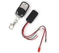 Cabrestante con Mando a Distancia, Winch Eléctrico Inalámbrico, Fácil Instalación, hasta 20m de Alcance, para Coche RC 1:10, Diseño Compacto, para Uso en Interiores y Exteriores, diversión Familiar