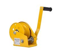 Cabrestante de elevación manual de 1200 libras para camiones y barcos, acero inoxidable con cable de alambre de 10 m, diseño de autobloqueo, herramienta de elevación profesional, fácil de operar